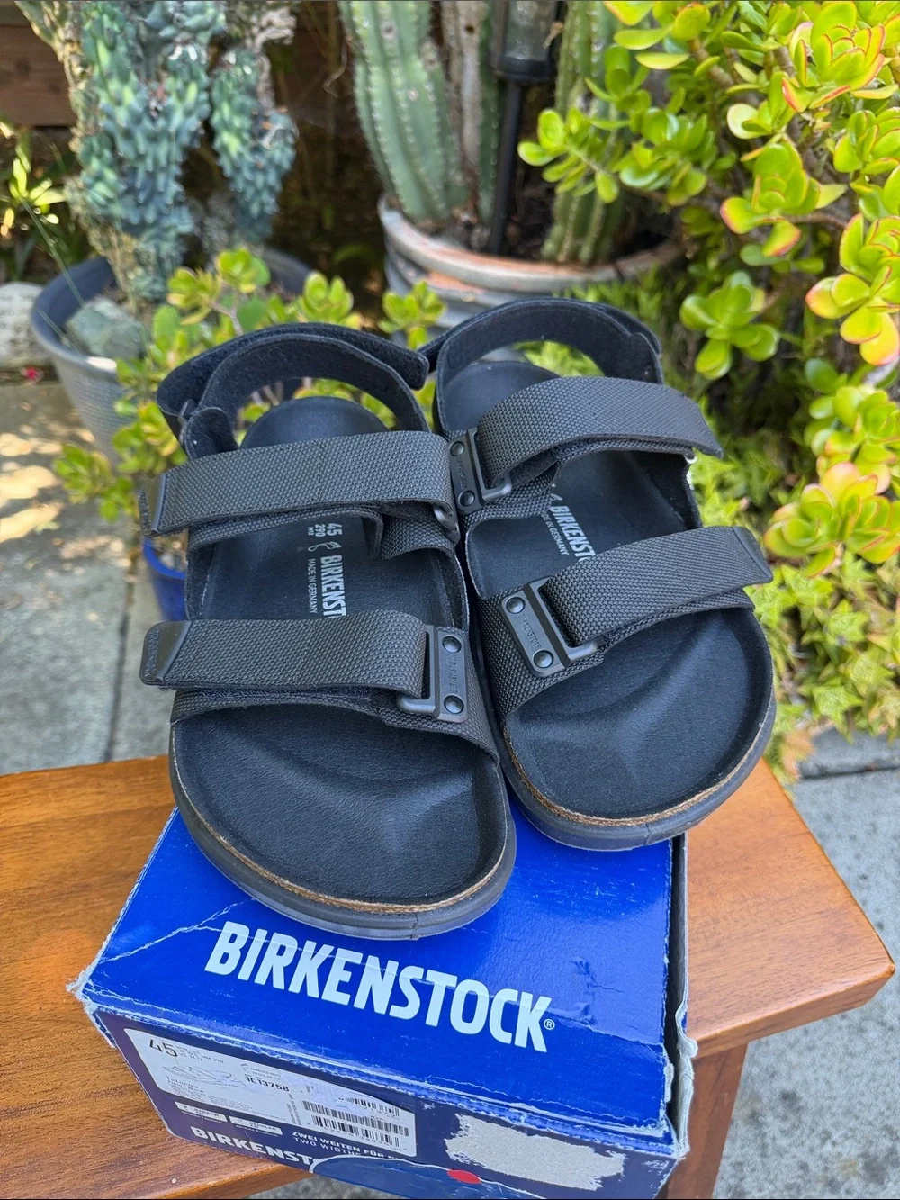 Birkenstock Tatacoa Futura Black Men's Two-Strap Sport Sandals